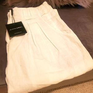Jluxlabel Cream Linen pants